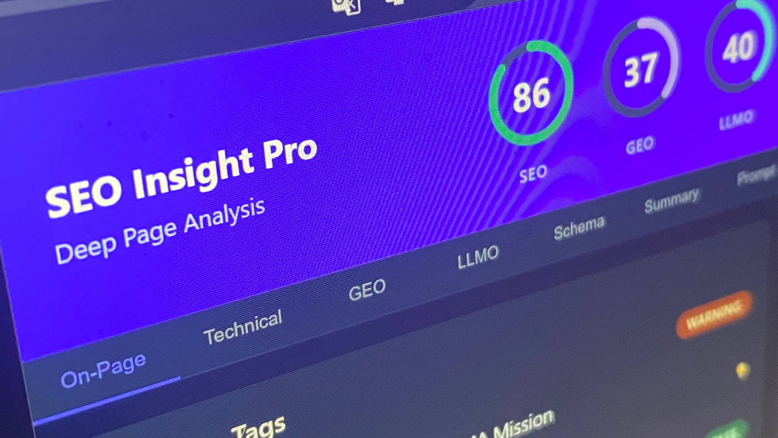 SEO Insight PRO: Профессиональный аудит SEO, AEO и LLM-оптимизации